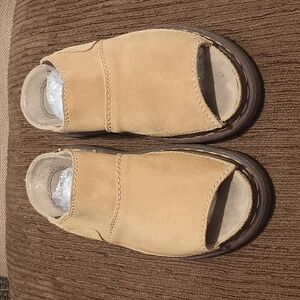 Y2K  Dr. Martens England Suede Slides Platform Sandals